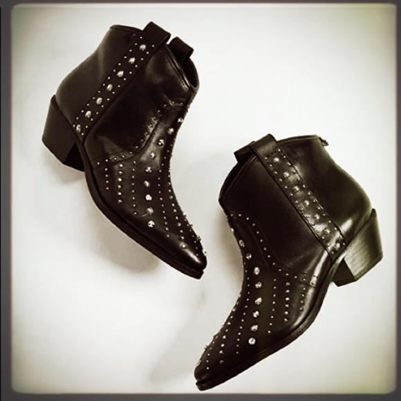 Sam Edelman Shoes - Sam Edelman Brian Leather Studded Booties